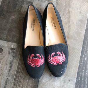 Jon Josef crab graphic cloth loafers